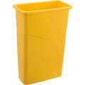 Gec Global Industrial Slim Trash Can, 23 Gallon, Yellow XDL-90D-YL